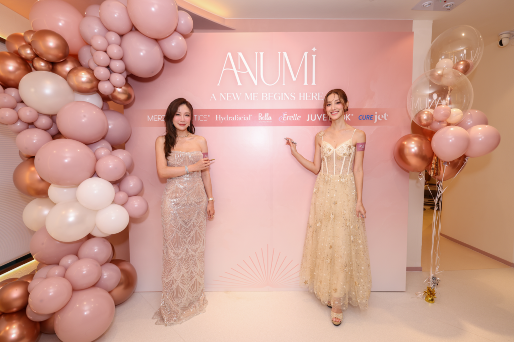 ANUMI創辦人Seneria與星級嘉賓陳凱琳合影。